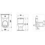 WC a pavimento LAUFEN PRO per combinazione con uscita Vario - immagine prodotto