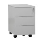 Wolfstahl Rollcontainer Stahl 3 Auszüge abschliessbar 40 x 60 x 61 cm - Detailansicht