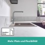Rubinetto monocomando per cucina hansgrohe Talis M54 270, bassa pressione, 1jet - vista dettagliata