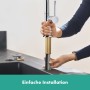 Rubinetto monocomando per cucina hansgrohe Talis M54 270, bassa pressione, 1jet - vista tecnica