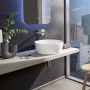 Lavabo d'appoggio Villeroy & Boch Architectura 45 x 45 x 15,5 cm, con troppopieno, non levigato - immagine prodotto