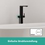 hansgrohe Tecturis E Einhebel-Wannenarmatur bodenstehend - technische Ansicht
