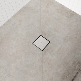 hansgrohe RainDrain Spot Plus Komplettset Punktablauf 150/150 mit höhenverstellbarem Rahmen