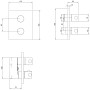 Villeroy & Boch Universal Taps & Fittings Unterputz-Thermostat mit Zweiwege-Mengenregulierung - Detailansicht