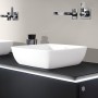 Villeroy & Boch Artis Aufsatzwaschtisch, quadratisch - technische Ansicht