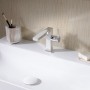 Robinet de lavabo monocommande hansgrohe Tecturis E 110 Fine CoolStart économiseur d'eau+ avec vidage - vue détaillée