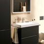 Robinet de lavabo monocommande hansgrohe Tecturis E 110 Fine CoolStart économiseur d'eau+ avec vidage - vue technique