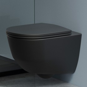 WC sospeso LAUFEN PRO a scarico a pavimento senza bordo di scarico
