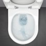 WC sospeso LAUFEN PRO a scarico a pavimento senza bordo di scarico - vista tecnica