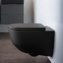 WC sospeso LAUFEN PRO a scarico a pavimento senza bordo di scarico - vista dettagliata