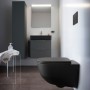 WC sospeso LAUFEN PRO a scarico a pavimento senza bordo di scarico - immagine prodotto
