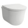 LAUFEN The New Classic WC sospeso senza bordo, con scarico profondo