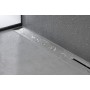 hansgrohe RainDrain Flex Fertigset Duschrinne 90 cm, kürzbar zur Wandmontage - technische Ansicht