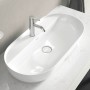Vasque à poser Duravit Luv avec plage de robinetterie 80 x 40 cm