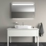 Vasque à poser Duravit Luv avec plage de robinetterie 80 x 40 cm - photo produit