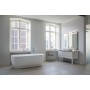 Vasque à poser Duravit Luv avec plage de robinetterie 80 x 40 cm