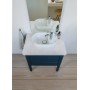 Vasque surélevée Duravit Luv avec plage de robinetterie 42 x 27 cm - vue technique