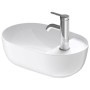 Vasque à poser Duravit Luv avec plage de robinetterie 42 x 27 cm - vue détaillée