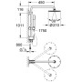 GROHE Rainshower Duschsystem mit Umstellung - Detailansicht