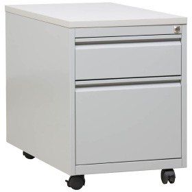 Carrello portarotoli in acciaio Wolfstahl con 2 cassetti bloccabili 46 x 79 x 62 cm