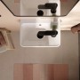 Lavabo hansgrohe Xanuia Q 360/250 con foro per rubinetto e troppo pieno, SmartClean - vista tecnica