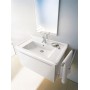Duravit Starck 3 Meuble-lavabo 85 cm avec 1 trou de robinet - vue technique