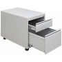 Wolfstahl Rollcontainer Stahl 2 Auszüge abschliessbar 46 x 79 x 62 cm - technische Ansicht