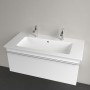 Villeroy & Boch Venticello Schrankwaschtisch 100 x 50 cm mit 2 Hahnlöchern - Detailansicht