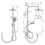 hansgrohe Vernis Blend Duschsystem 200 1 jet Reno - Produktansicht