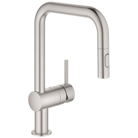 Rubinetto monocomando per lavello GROHE Minta con doccetta estraibile