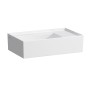 Lavabo LAUFEN Kartell 46 x 28 cm sans trou de robinet, banque de robinetterie à droite