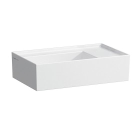 Vasque à main LAUFEN Kartell 46 x 28 cm sans trou de robinet, banque de robinetterie à droite
