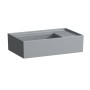 Vasque à main LAUFEN Kartell 46 x 28 cm sans trou de robinet, banque de robinetterie à droite