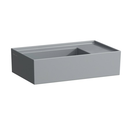 Vasque à main LAUFEN Kartell 46 x 28 cm sans trou de robinet, banque de robinetterie à droite