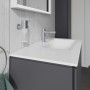 Lavabo meuble Duravit ME by Starck avec 1 trou de robinet 83 x 49 cm - photo produit