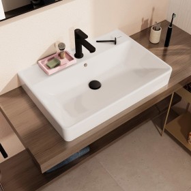 hansgrohe Xanuia Q Lavabo d'appoggio lucidato 700/480 con foro rubinetto e troppo pieno