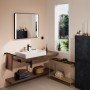 hansgrohe Xanuia Q Lavabo d'appoggio lucidato 700/480 con foro rubinetto e troppo pieno - vista dettagliata