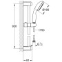 Set asta doccia GROHE Tempesta 100 con 1 tipo di getto - vista dettagliata