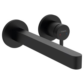Robinet de lavabo encastré hansgrohe Finoris avec mitigeur monocommande pour montage mural 22,8 cm