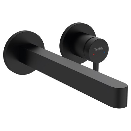 Robinet de lavabo encastré hansgrohe Finoris avec mitigeur monocommande pour montage mural 22,8 cm
