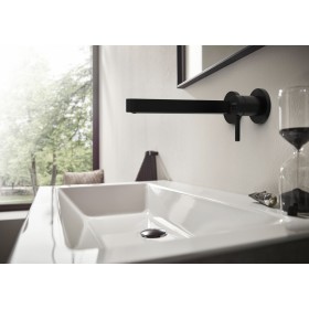 Rubinetto da lavabo a parete hansgrohe Finoris con miscelatore monocomando incasso 22,8 cm