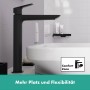 Robinet de lavabo monocommande hansgrohe Logis 240 Fine sans bonde