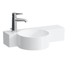 Lavabo LAUFEN Val 55 x 31,5 cm, étagère à droite, avec 1 trou pour robinet, sans trop-plein