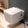 Set WC a parete hansgrohe EluPura Original Q 540 AquaChannel Flush con sedile WC con chiusura soft-close
