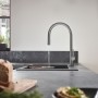 hansgrohe Talis M54 Miscelatore monocomando per cucina 210, doccetta estraibile, 2 getti - vista dettagliata