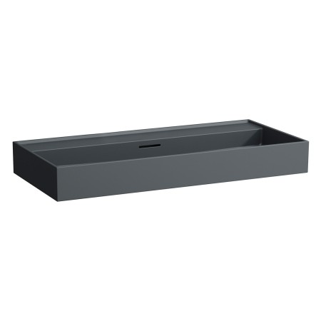 Évier LAUFEN Kartell 100 x 46 cm, sans trou de robinet, avec trop-plein