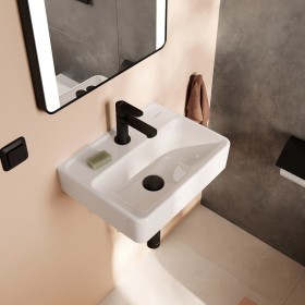 Lavabo hansgrohe Xanuia Q 450/340 con foro per rubinetto senza troppo pieno
