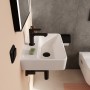 Lavabo hansgrohe Xanuia Q 450/340 con foro per rubinetto senza troppo pieno - immagine prodotto