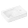 Lavabo hansgrohe Xelu Q con mensola a destra 36 x 25 cm - vista dettagliata
