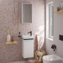 Lavabo hansgrohe Xelu Q con mensola a destra 36 x 25 cm